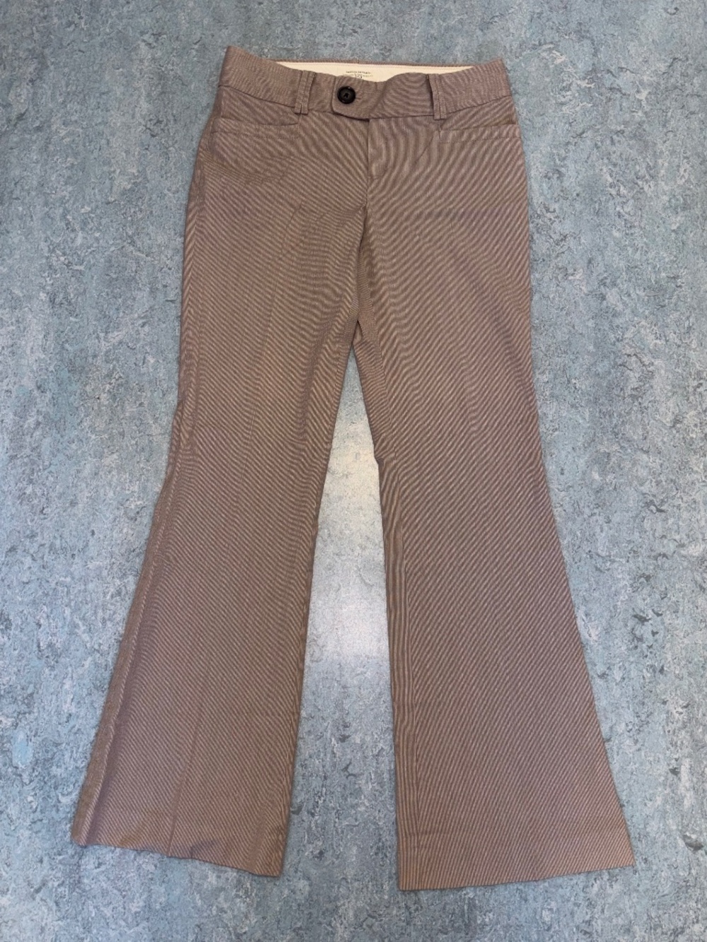 Banana Republic Martin Fit Trouser No. 323 Stretch Pants Size 6 Taupe
